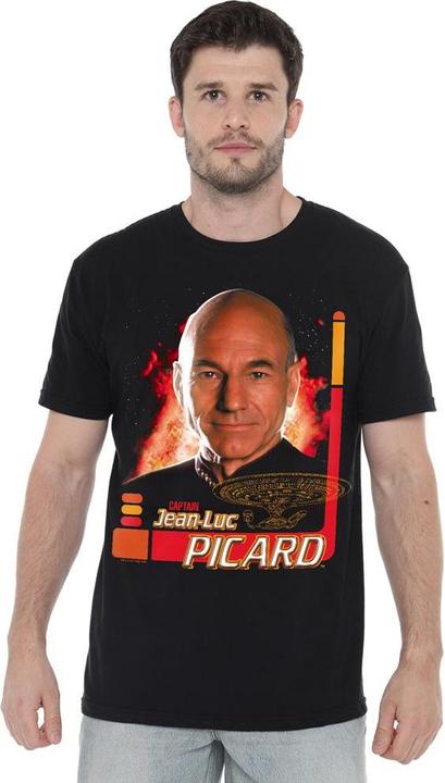Actual product image Mens Jean-Luc Picard T-Shirt (4XL)