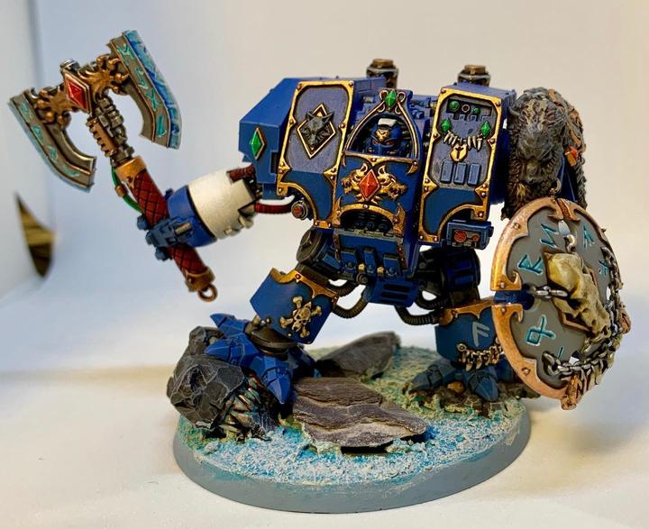 Image du produit Games Workshop Bjorn the Fell-Handed - Vénérable dreadnought des Space Wolves - Murderfang (Matières plastiques)