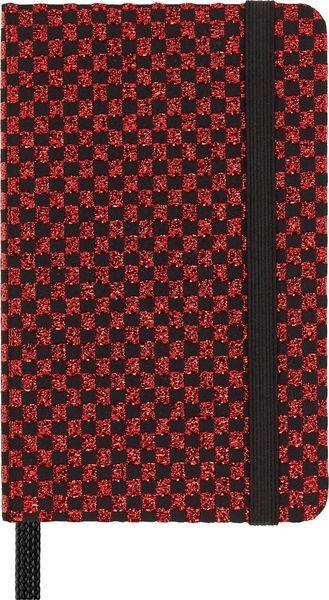 Actual product image Moleskine Shine notebook, XS, blank, red (Plain)