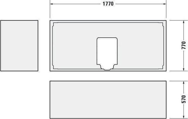 Immagine prodotto Duravit Vasca da bagno doppia rettangolare Starck 3 80 x 180 cm bianco liscio 7003380000000 (174 l, 180 cm, 80 cm)
