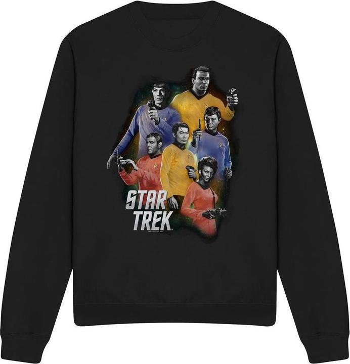 Actual product image Unisex Adult Galaxy Glow Sweatshirt (M)