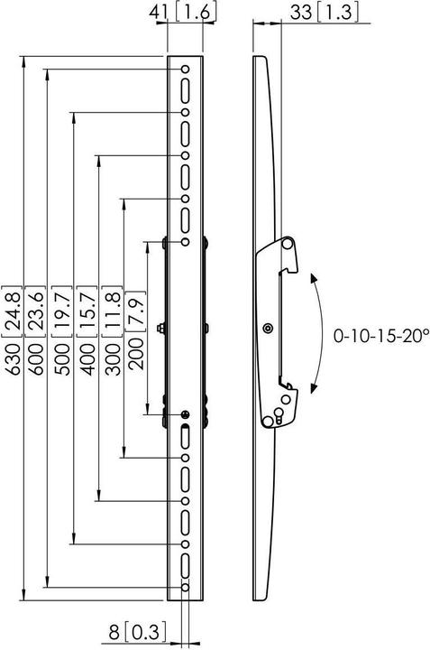 Produktbild Vogels PFS 3306 Displayadapterstrips (Adapter- / Montageplatten)
