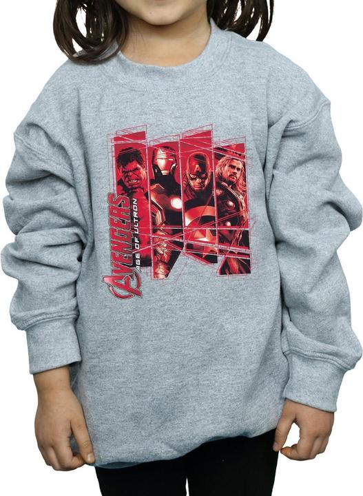 Produktbild Avengers Team Collage Sweatshirt Mädchen (140, 146)