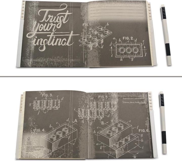 Image du produit LEGO Cahier noir stationnaire avec stylo gel