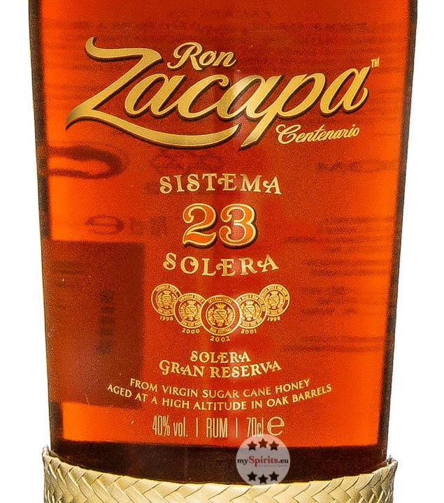Produktbild Ron Zacapa Solera Gran Reserva 23 Años (1 x 70 cl)