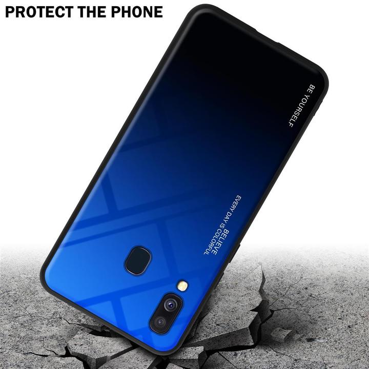 Actual product image Cadorabo TPU 2 colors glass cover (Samsung Galaxy A40)