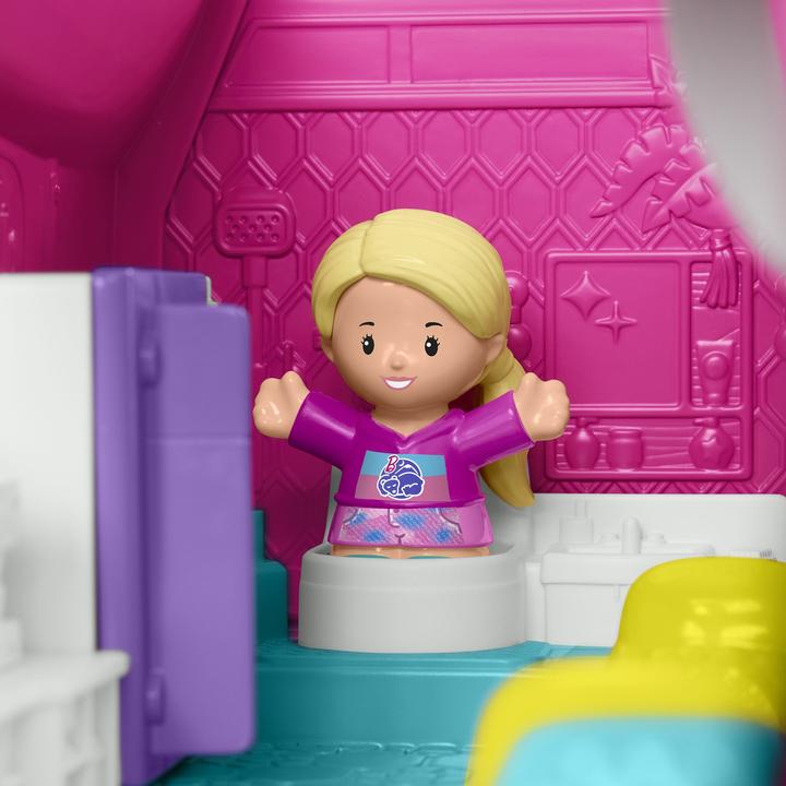 Image du produit Fisher-Price Little People Barbie Little Dreamcamper Set de jeu avec lumières et sons, 2 figurines (85)