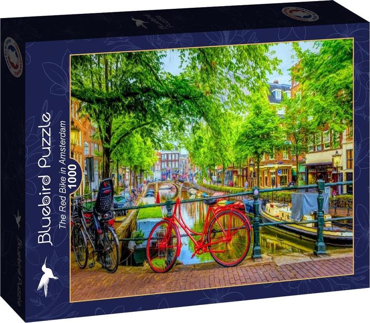 Image du produit Bluebird Puzzle 1000 pieces The Red Bike in Amsterdam (1000 pièces)