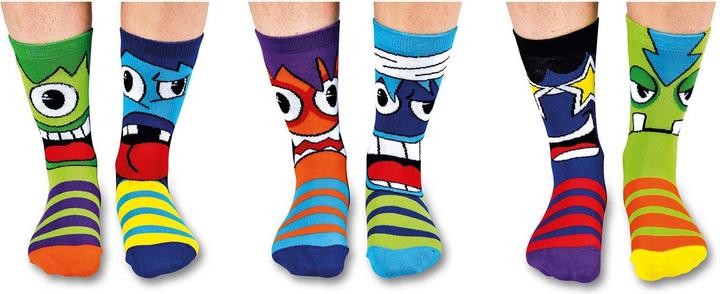 United Oddsocks Les Mashers (Lot de 3, 30 - 38)