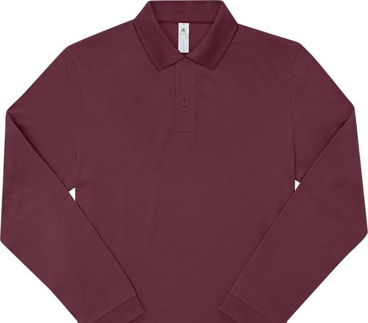 Actual product image B&C My long sleeve polo shirt (S)