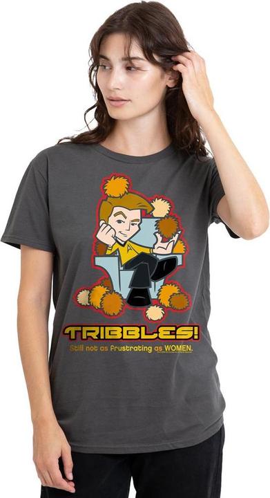 Actual product image Star Trek Quogs Unisex Adult Not as Frustrating T-Shirt (XL)