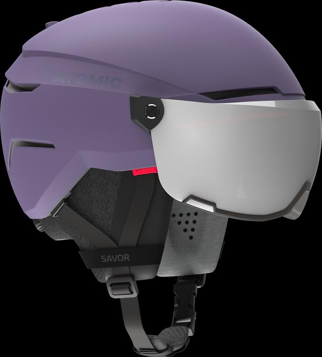 Produktbild Atomic Savor Stereo Visor Visier Skihelm (Grösse: 59-63 cm, light purple) (63 cm)