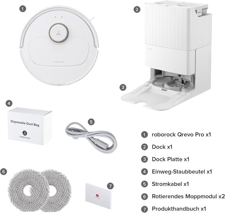 Produktbild Roborock Qrevo Pro (Saugwischroboter)