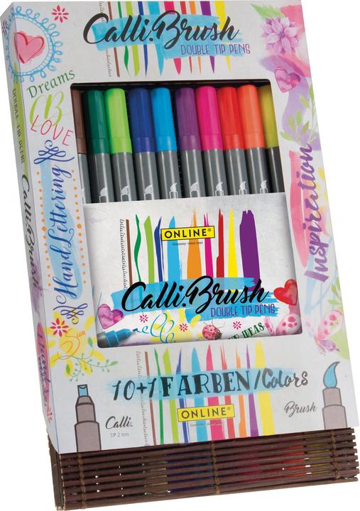 Produktbild Online Calli Brush Pen (Mehrfarbig, 11 x)