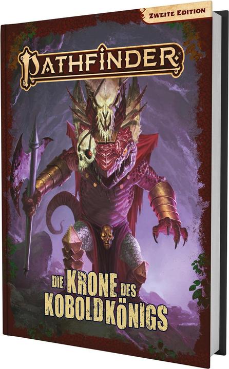 Actual product image US57091 - Pathfinder 2 - Die Krone des Koboldkönigs - Kampagne, 128 Seiten (German, Pixeloid Studios, Mark-Erwan Tarrisse, Nicolas Logue, Francesco Di Pastena, Jason Bulmahn, F. Wesley Schneider, Jessé Suursoo, Tim Hitchcock, Rob Lazzaretti, Emanuele Desiati, Riley Spalding, 2024)