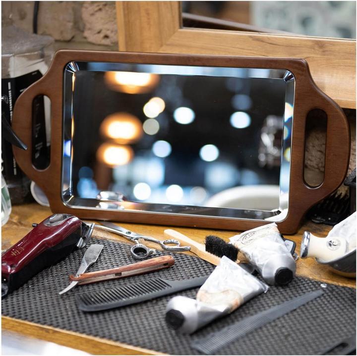 Actual product image Captain Fawcett Capt. Fawcett Tools - Double Handed Wooden Mirror