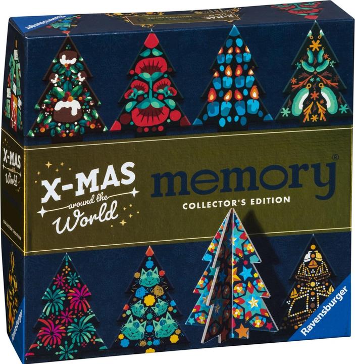 Actual product image Ravensburger 22350 Collector's memory® Christmas - The world-famous memory game with (Multilingual, English, German, Italian, French, Portuguese, Spanish, Icelandic, Japanese)