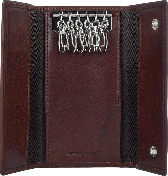 Actual product image Brics Monte Rosa leather key case 13 cm