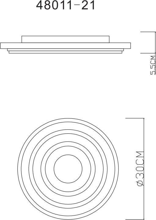 Immagine prodotto Globo Plafoniera Sabatino bianco 1xLED (1365 lm)