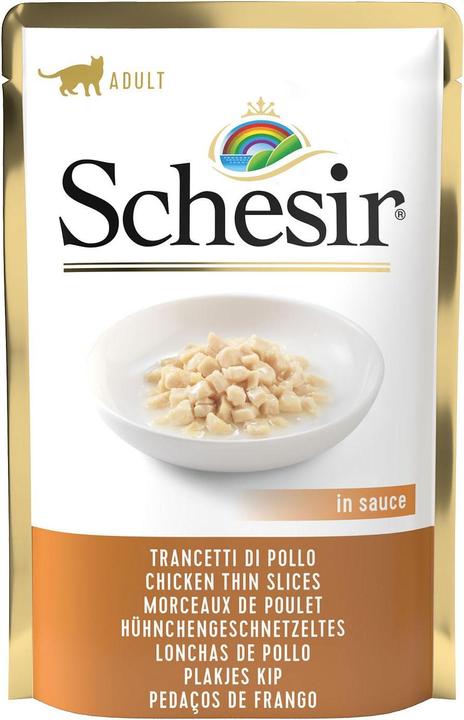Actual product image Schesir S. Chicken cutlets 85g (Adult, 20 pcs., 85 g)