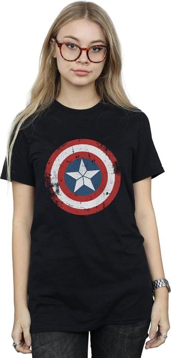 Produktbild Captain America Civil War Distressed Shield TShirt (XXL)