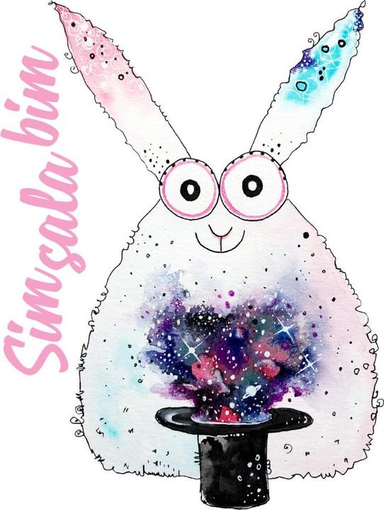Actual product image Trenddeko Magic rabbit (83 x 110 cm)