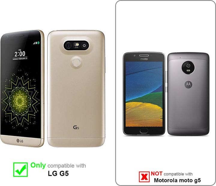 Produktbild Cadorabo Hard Cover Woody Cover (LG G5)