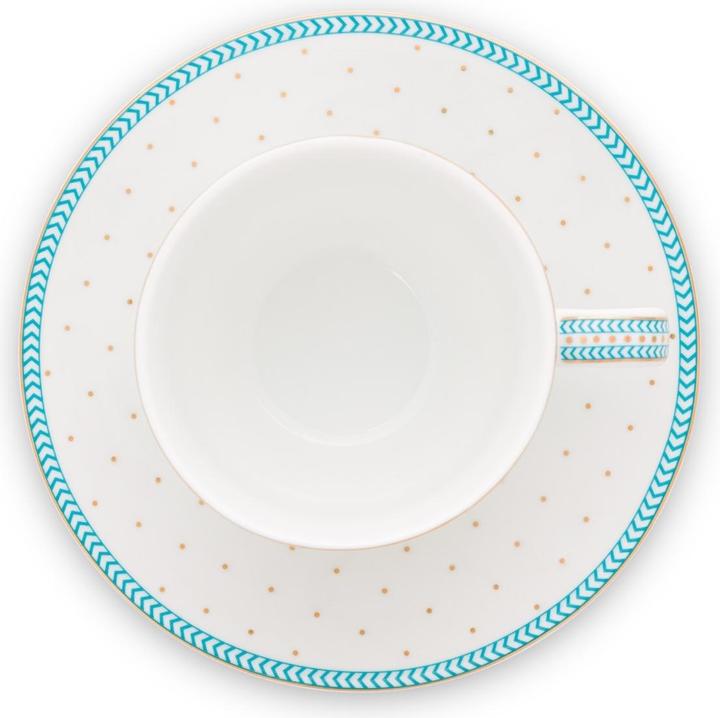 Produktbild PIP Studio Jolie Dots Gold Espressotasse & Untertasse Set2 (125 ml, 1 x)