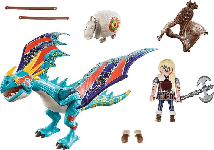 Actual product image Playmobil Dragon Racing: Astrid and Sturmpfeil (70728, Playmobil Dragons)