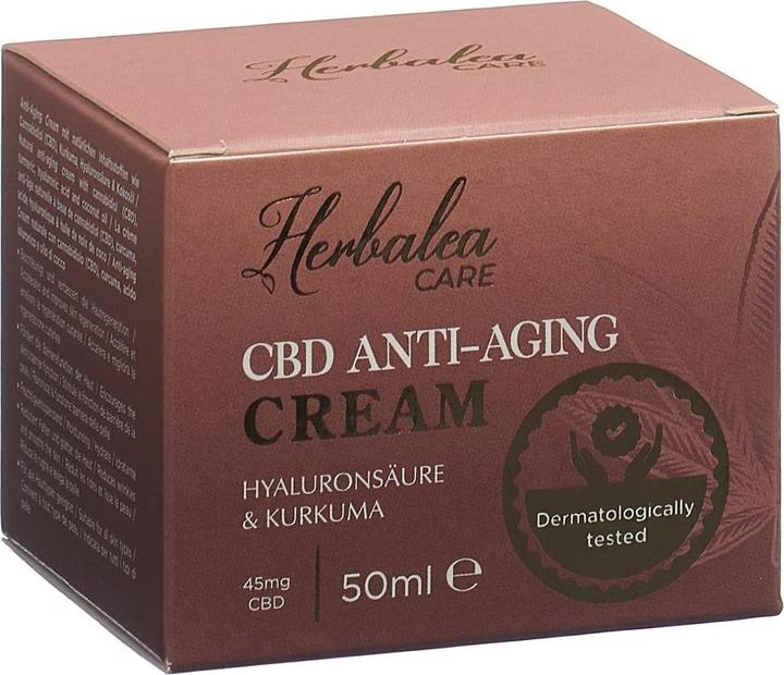 Produktbild Herbalea CBD Anti-Aging Cream (50 ml, Tagescreme)