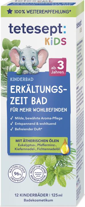 Produktbild Tetesept Kinder Erkältungszeit Bad (125 ml)