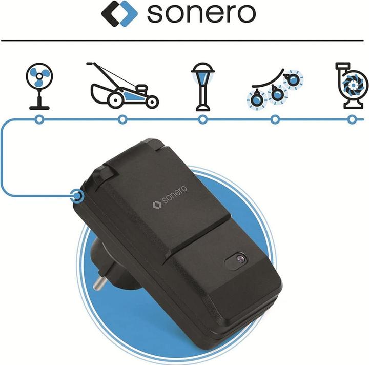Produktbild Sonero Funksteckdosen-Set S-RCS303, Outdoor