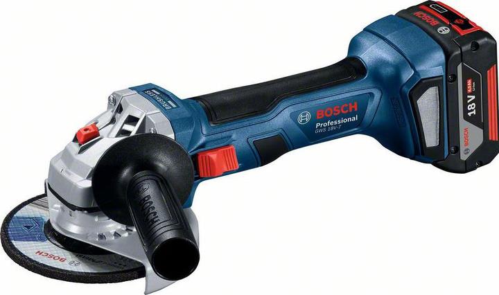 Produktbild Bosch Professional Combo Kit 3-tlg. 18V: GSR 18V-55/GWS 18V-7/GBH 18V-22, 2x Akku, Schnellladegerät
