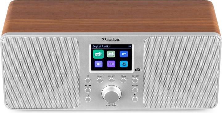 Produktbild Audizio DAB+ Radio Genua Silber, Radio Tuner: FM, DAB+ (FM, DAB+, Bluetooth)