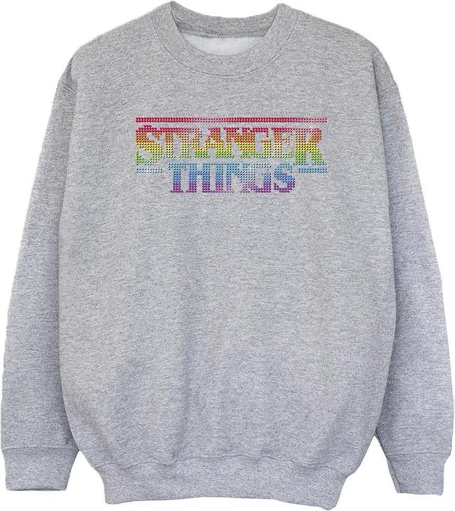Immagine prodotto Netflix Stranger Things Rainbow Dot Logo Felpa Ragazze (140, 146)