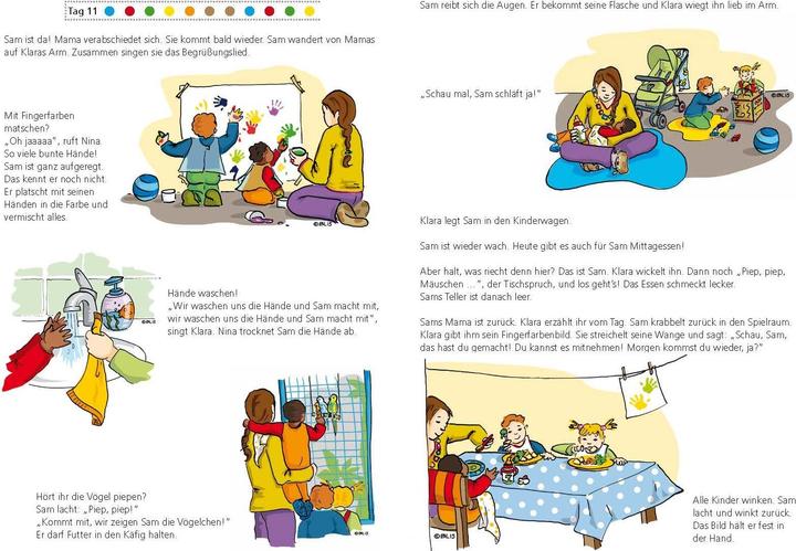 Actual product image My first weeks with the childminder (German, Marion Klara Mazzaglia, 2019)