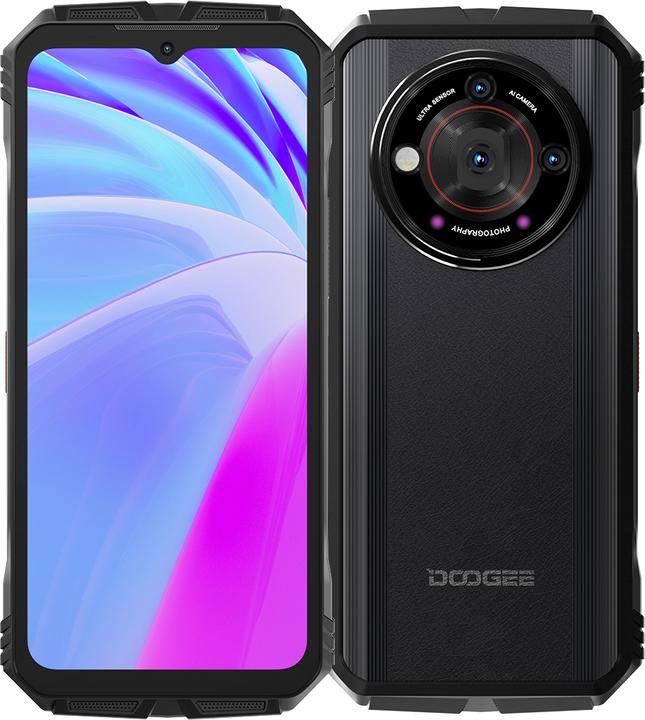 Doogee V30 Pro -puhelin, 512/32 Gt, musta (512 GB, Schwarz, 6.58", 20 Mpx)