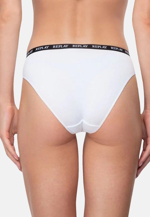Produktbild Replay Unterhose Damen-Slip mit Logo-Bund 2er Pack (XL, 2er Pack)