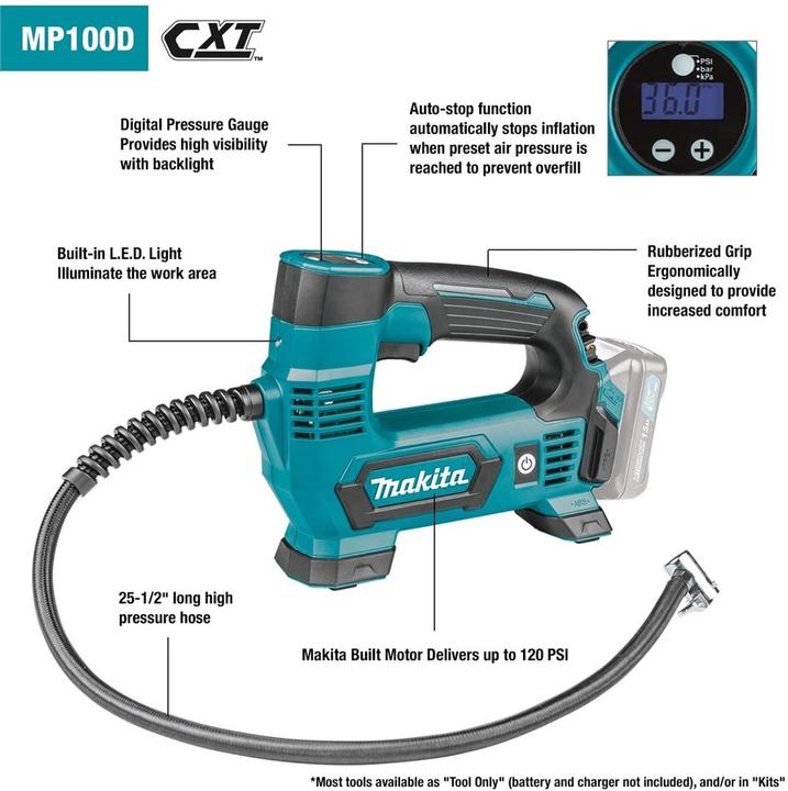Produktbild Makita MP100DZ (8.30 Bar, 10 l)