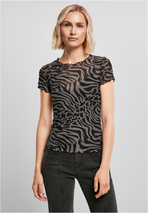 Actual product image Urban Classics Ladies Mesh Tee - 16529 (S)