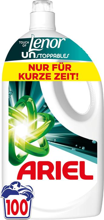 Ariel Touch Of Lenor Unstoppables (100 Cicli di lavaggio, Liquida)