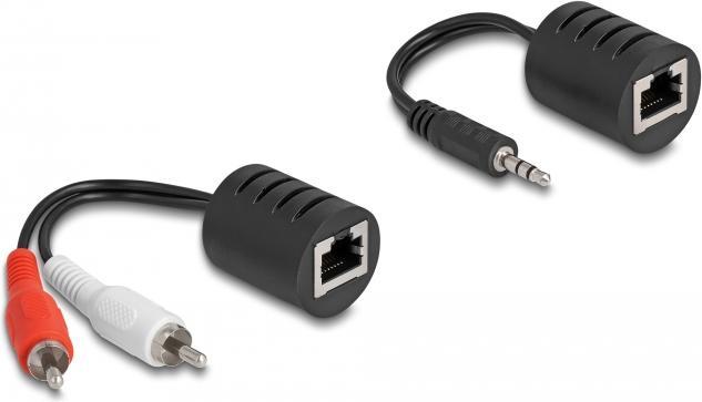 Produktbild Delock Stereo Audio Extender RJ45 Bu zu 3,5 mm Kli