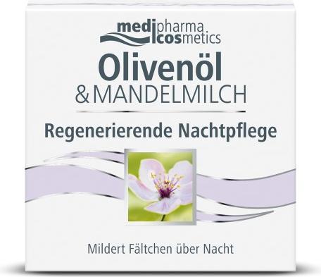 Immagine prodotto Dr. Theiss Latte di mandorla d'oliva rigenerante per la notte, 50 ml XNC (50 ml, Crema notte)