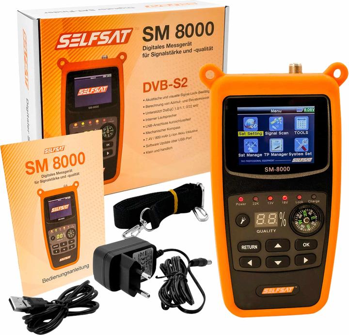 Selfsat SAT-Finder SM 8000 (DVB-S / -S2)