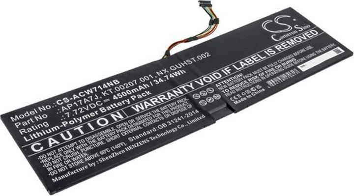 Actual product image NoName Battery for Acer Swift 7 SF714-51T-M1F6 etc