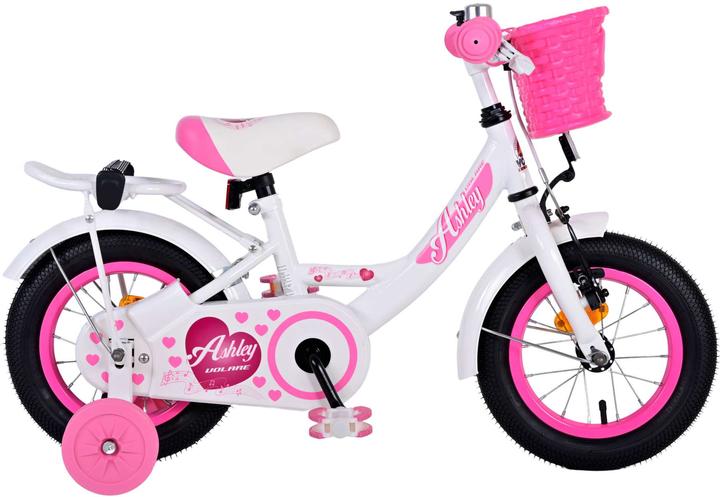 Productafbeelding Volare Ashley Kinderfiets - Meisjes - 12 inch - Wit (12")
