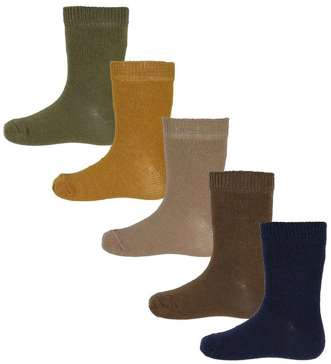 Produktbild Minymo Socken Uni 5er Set Dried Herbs Gr. 31-34 (5er Pack, 31 - 34)