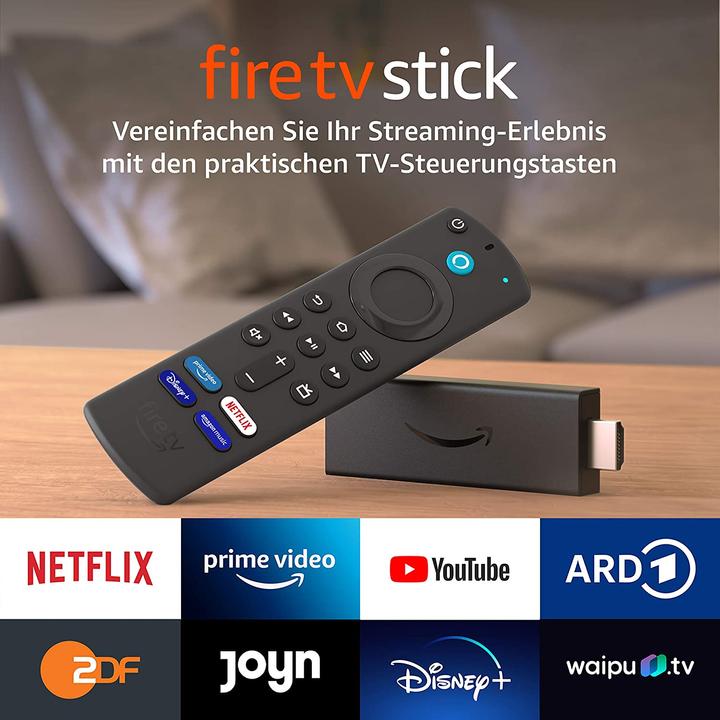 Immagine prodotto Amazon Fire TV Stick (2021) incluso il telecomando vocale Alex (8 GB, Sistema operativo antincendio)