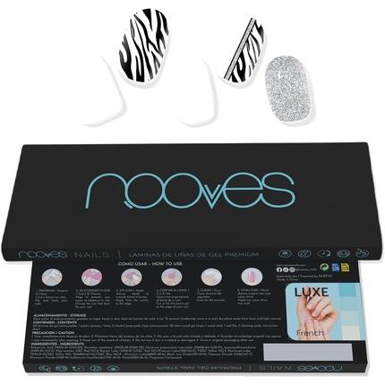 Produktbild Nooves NAILS Premium Pre-Cure Gel-Nagelfolien Funky Baby Art Design Semi-Permanent Gel-Nagelaufkleber (Nagelkleber, Funky Baby)