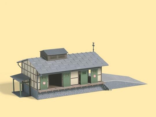 Actual product image Auhagen 11 351 H0 freight shed